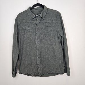 Distressed Blank NYC Men's Greenish Gray Shirt Size L
